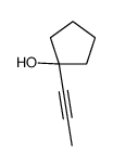 1-prop-1-ynylcyclopentan-1-ol结构式