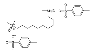 Decamethylenebis(dimethylsulfoxonium) di-p-toluenesulfonate结构式