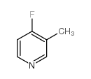 4-氟-3-甲基吡啶结构式