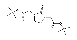 di-tert-butyl 2,2'-(2-oxoimidazolidine-1,3-diyl)diacetate Structure