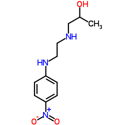 1-({2-[(4-Nitrophenyl)amino]ethyl}amino)-2-propanol结构式