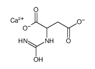 calcium N-carbamoyl-DL-aspartate结构式