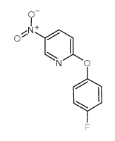Pyridine,2-(4-fluorophenoxy)-5-nitro- structure