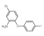 5-Bromo-2-(p-fluorophenoxy)aniline Structure