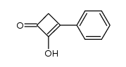 2-hydroxy-3-phenyl-cyclobutenone Structure