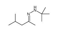 4-methylpentan-2-one tert-butylhydrazone structure