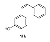 2-amino-5-(2-phenylethenyl)phenol结构式
