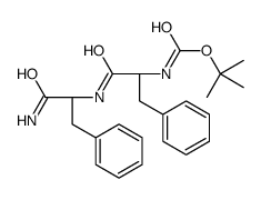 tert-butyl N-[(2S)-1-[[(2S)-1-amino-1-oxo-3-phenylpropan-2-yl]amino]-1-oxo-3-phenylpropan-2-yl]carbamate Structure