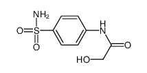 2-hydroxy-N-(4-sulfamoylphenyl)acetamide结构式
