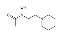 Acetamide,N-hydroxy-N-[2-(1-piperidinyl)ethyl]- structure