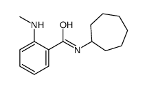 Benzamide, N-cycloheptyl-2-(methylamino)- (9CI)结构式