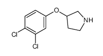 3-(3,4-Dichlorophenoxy)pyrrolidine Structure