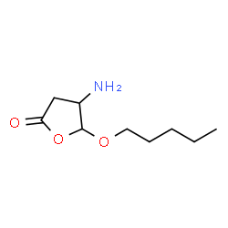 2(3H)-Furanone,4-aminodihydro-5-(pentyloxy)-(9CI)结构式