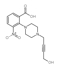 2-[4-(4-hydroxybut-2-ynyl)piperazin-1-yl]-3-nitrobenzoic acid picture