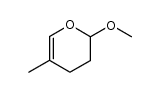 2-methoxy-5-methyl-3,4-dihydro-2H-pyran Structure