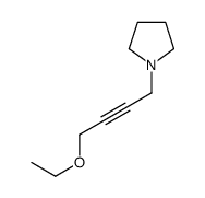 1-(4-ethoxybut-2-ynyl)pyrrolidine结构式