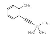 trimethyl-[2-(2-methylphenyl)ethynyl]silane Structure