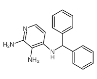 N4-benzhydrylpyridine-2,3,4-triamine structure