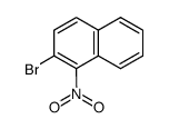 2-bromo-1-nitronaphthalene structure