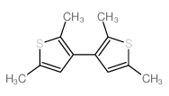 3,3'-Bithiophene,2,2',5,5'-tetramethyl-结构式