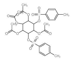[3,4,5-triacetyloxy-2,6-bis-(4-methylphenyl)sulfonyloxy-cyclohexyl] acetate Structure