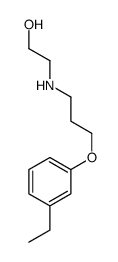 2-{[3-(3-Ethylphenoxy)propyl]amino}ethanol Structure