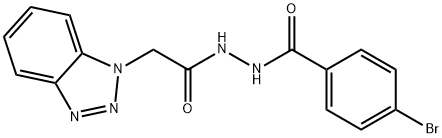 N''-[2-(1H-1,2,3-Benzotriazol-1-yl)acetyl]-4-bromobenzohydrazide图片