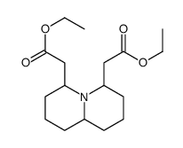 DIETHYL 2,2'-(OCTAHYDRO-1H-QUINOLIZINE-4,6-DIYL)DIACETATE structure