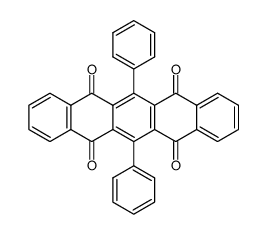 6,13-diphenyl-pentacene-5,7,12,14-tetraone Structure