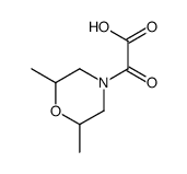 4-Morpholineacetic acid,2,6-dimethyl--alpha--oxo- Structure