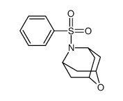 6-Phenylsulfonyl-2-oxa-6-azatricyclo[3.3.1.13,7]decane结构式