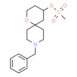 9-benzyl-1-oxa-9-azaspiro[5.5]undecan-4-yl methanesulfonate Structure