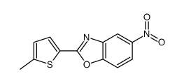 2-(5-methylthiophen-2-yl)-5-nitro-1,3-benzoxazole Structure