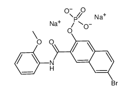naphthol as-bi phosphate sodium salt Structure