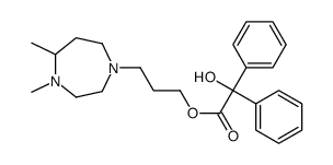 3-(4,5-dimethyl-1,4-diazepan-1-yl)propyl 2-hydroxy-2,2-diphenylacetate Structure