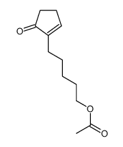 5-(5-oxocyclopenten-1-yl)pentyl acetate Structure