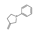 3-methylidene-1-phenylphospholane Structure