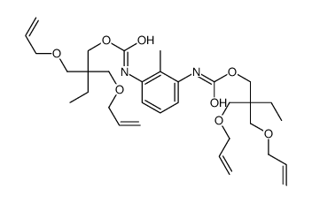 2,2-bis(prop-2-enoxymethyl)butyl N-[3-[2,2-bis(prop-2-enoxymethyl)butoxycarbonylamino]-2-methylphenyl]carbamate Structure