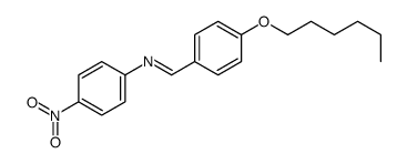 1-(4-hexoxyphenyl)-N-(4-nitrophenyl)methanimine Structure
