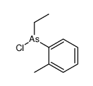 chloro-ethyl-(2-methylphenyl)arsane Structure