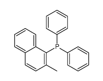 (2-methylnaphthalen-1-yl)-diphenylphosphane Structure