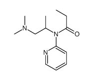 N-[1-(dimethylamino)propan-2-yl]-N-pyridin-2-ylpropanamide结构式