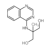 2-methyl-2-(4-quinazolinylamino)-1,3-propanediol Structure