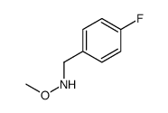 Benzenemethanamine, 4-fluoro-N-methoxy- (9CI) structure