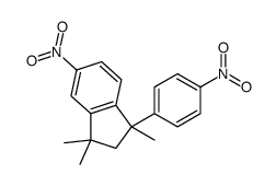 1,3,3-trimethyl-5-nitro-1-(4-nitrophenyl)-2H-indene结构式