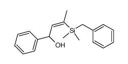 (+/-)-(Z)-3-(benzyldimethylsilyl)-1-phenyl-2-buten-1-ol Structure