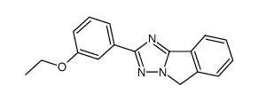 2-(3-Ethoxyphenyl)-5H-[1,2,4]triazolo[5,1-a]isoindole结构式