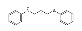 N-(3-(phenylthio)propyl)aniline结构式