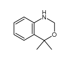 1,2-dihydro-4,4-dimethyl-4H-3,1-benzoxazine结构式