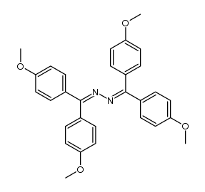 4,4'-dimethoxybenzophenone azine Structure